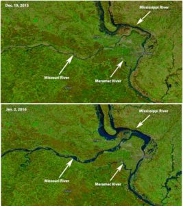 2016 Flood-St. Louis Area, NASA, 1-16