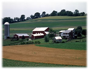 Bucolic Missouri farm.