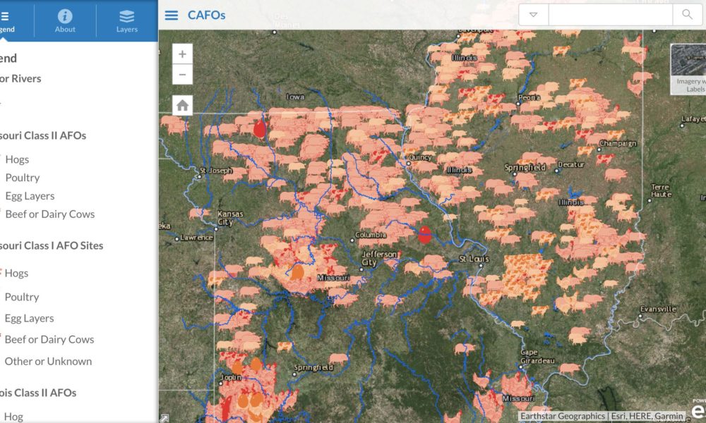 Interactive CAFO Map and Story Map - Missouri Coalition for the Environment